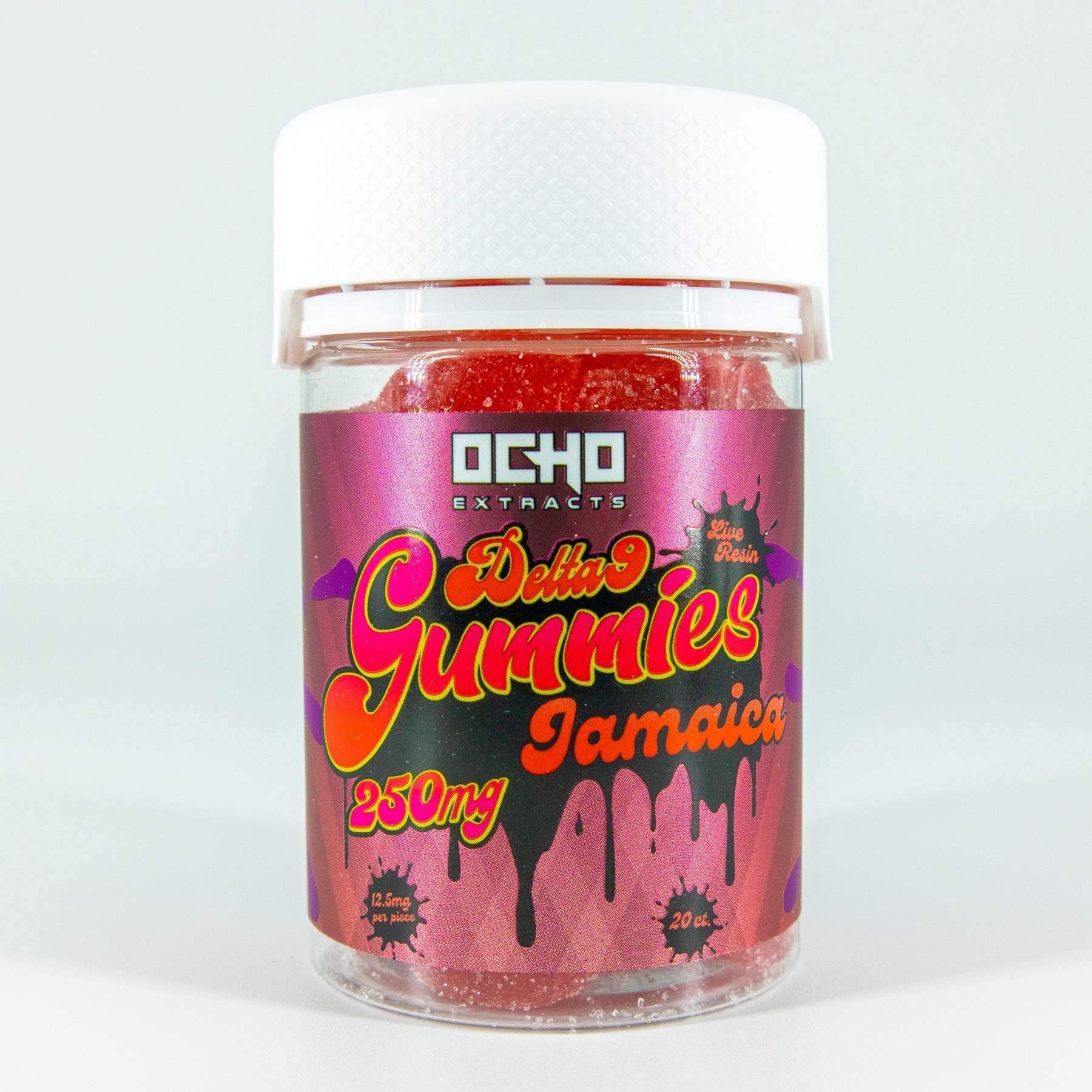 Ocho Extracts Delta 6 + Delta 9 THC Live Resin Gummies - Calm Leaf