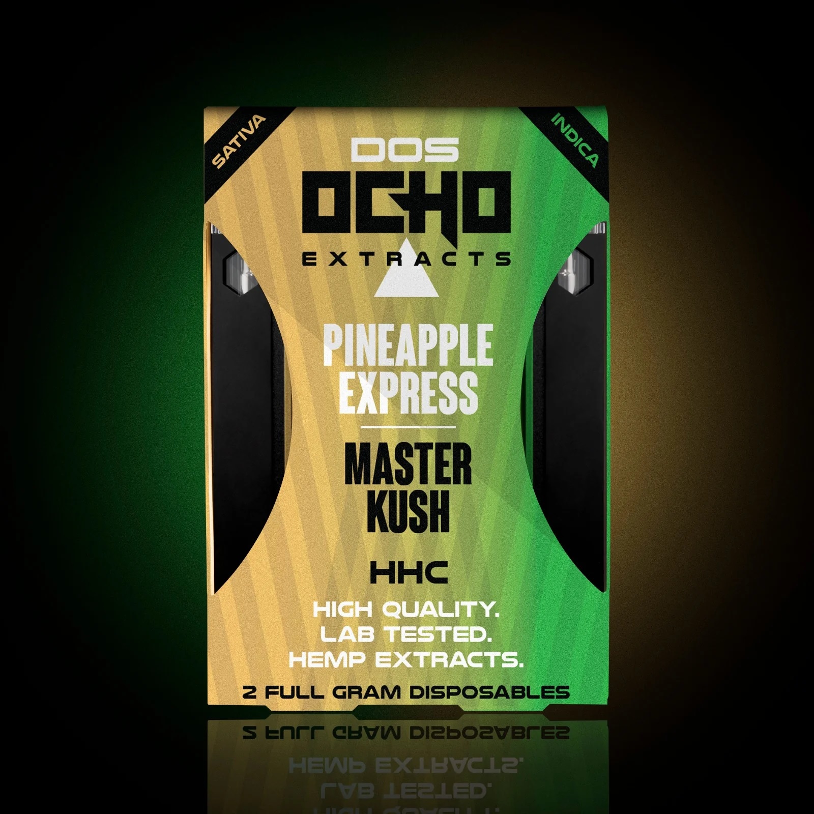 Ocho Extracts Dos HHC Dual-Pack Disposable Vape Pens - The Calm Leaf - Ocho Extracts Disposable How To Use