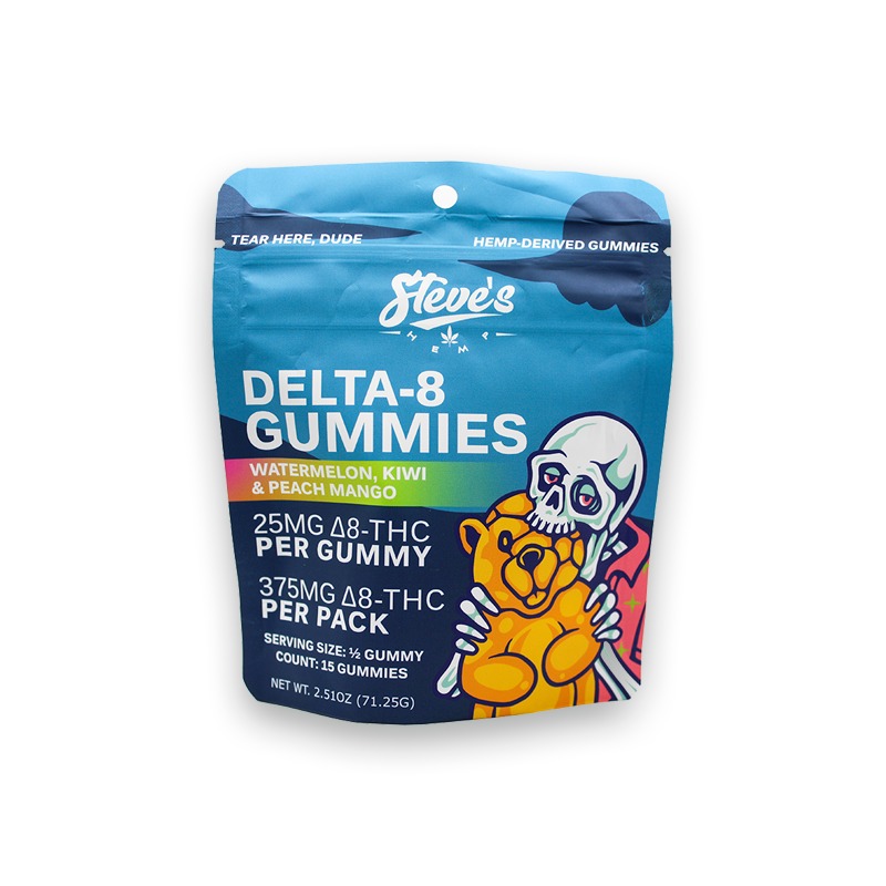 Steve's Hemp Delta 8 THC Gummy Cubes - The Calm Leaf
