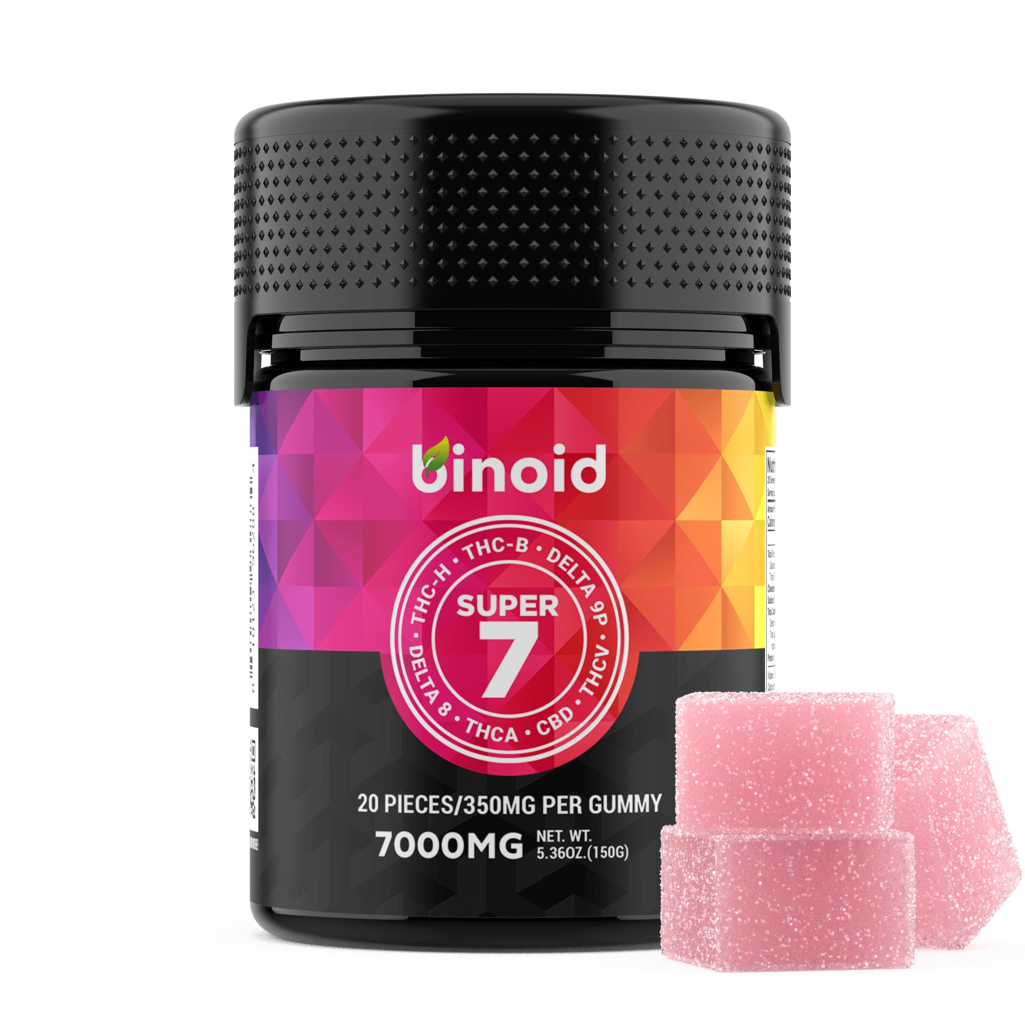Binoid Super 7 Live Resin Gummies - Calm Leaf