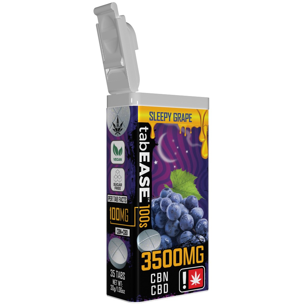 TabEASE 100s CBN + CBD Sugar-Free Tablets - Calm Leaf