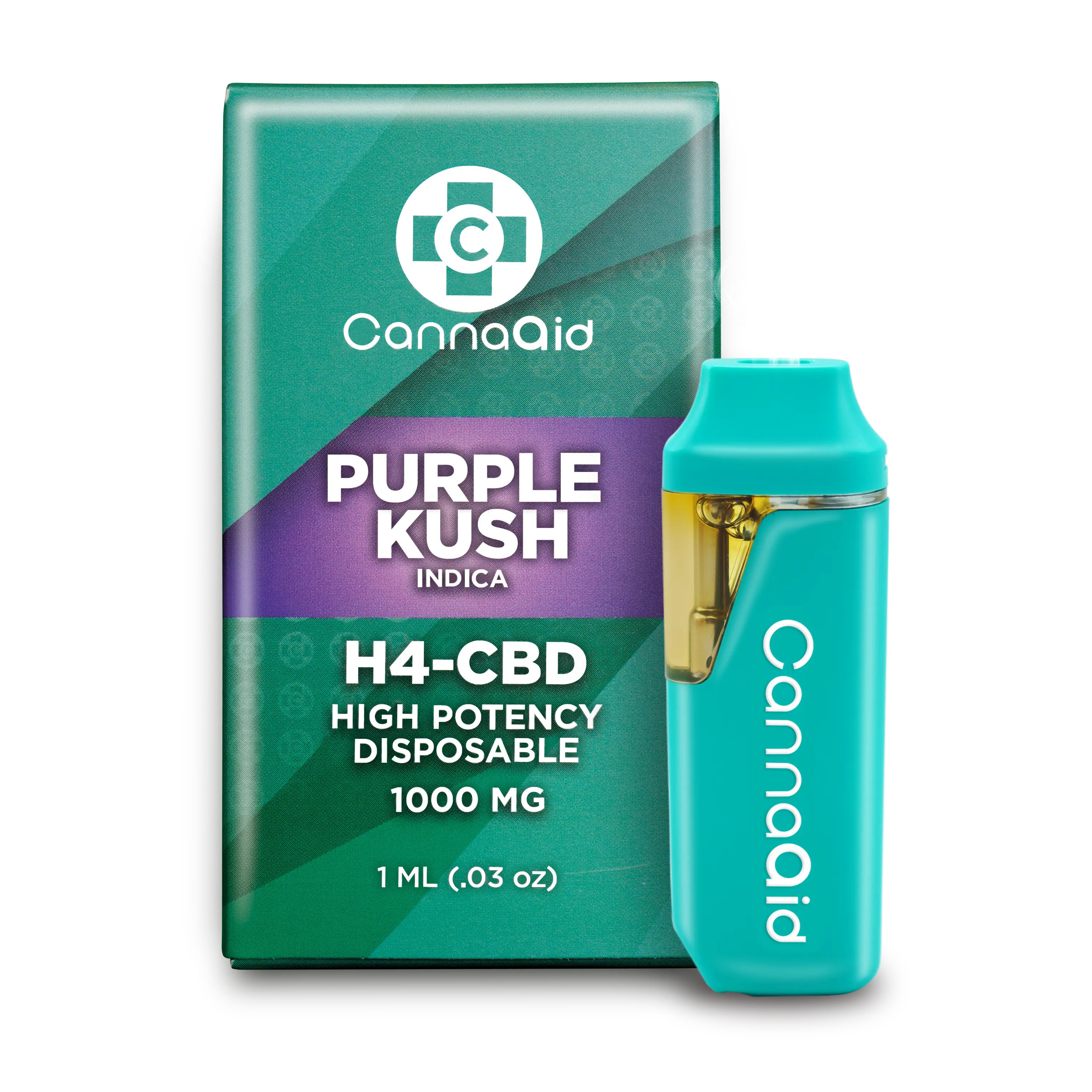 CannaAid High Potency H4-CBD Live Resin CDT 1G Disposable Vape Pen