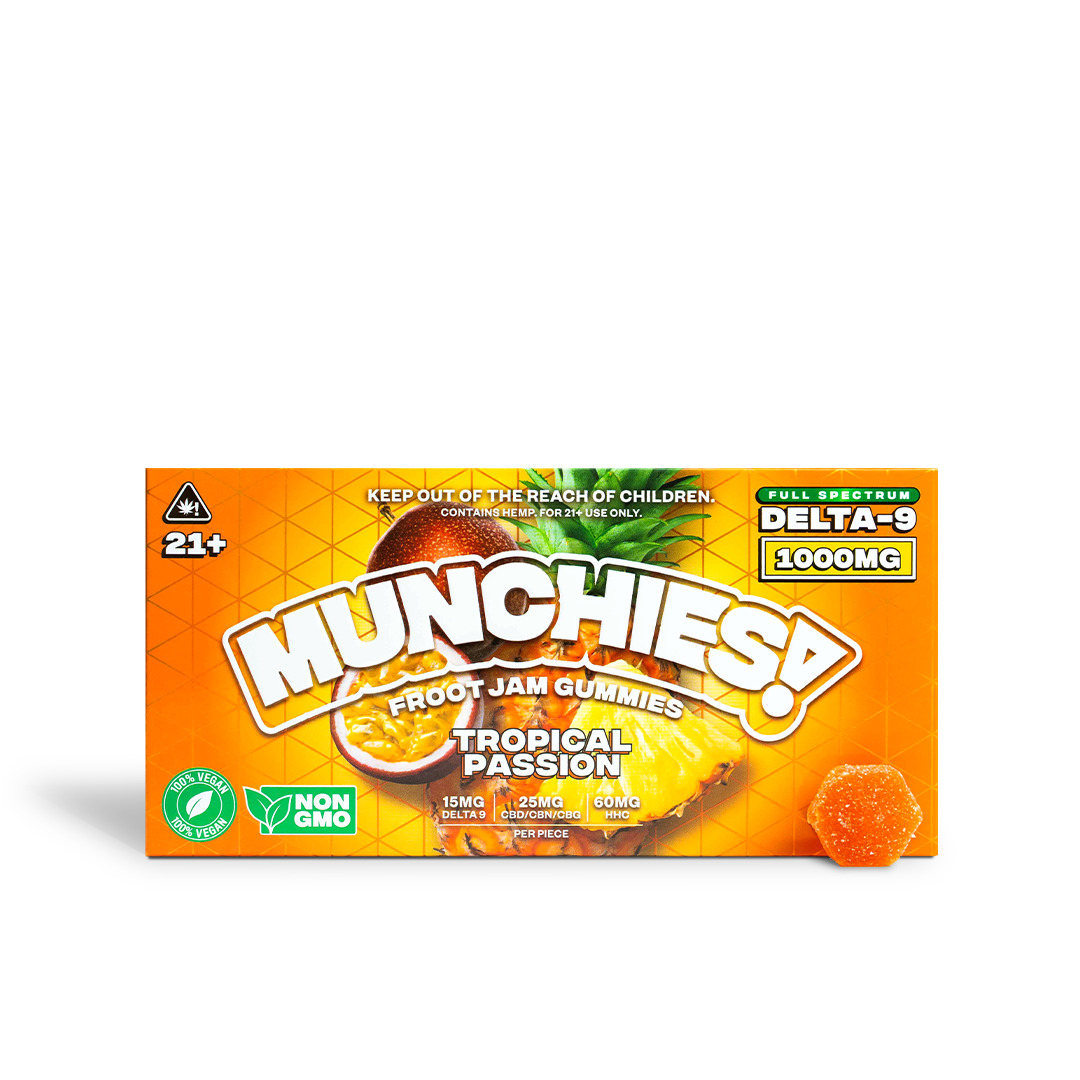 Delta Munchies Froot Jam Full Spectrum Delta 9 THC Gummies - Calm Leaf