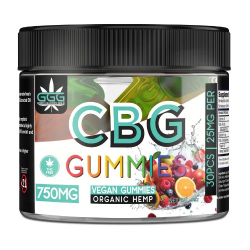 Green Garden Gold CBG Gummies - Calm Leaf