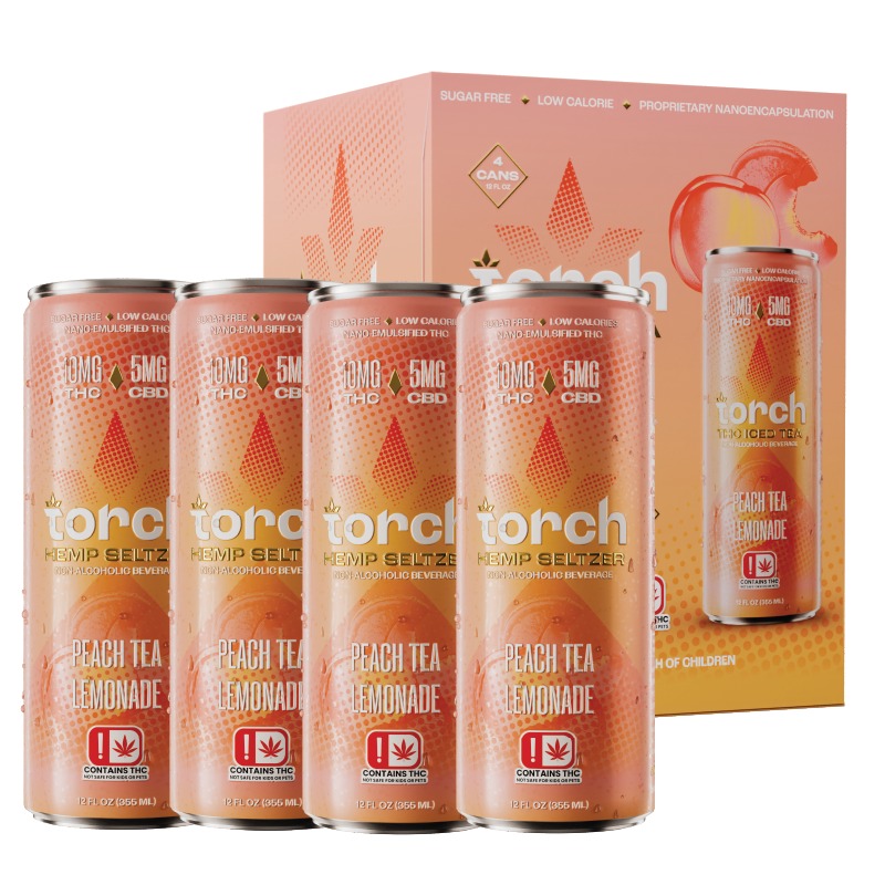 Torch Delta 9 THC + CBD Iced Tea Lemonade - Calm Leaf