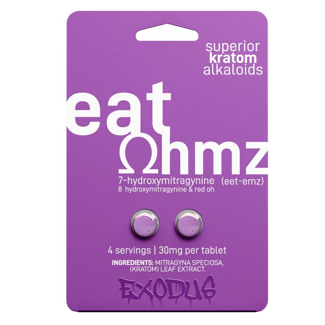 Eat Ohmz 7-Hydroxy + 8-Hydroxy + Red OH Kratom Alkaloid Blend