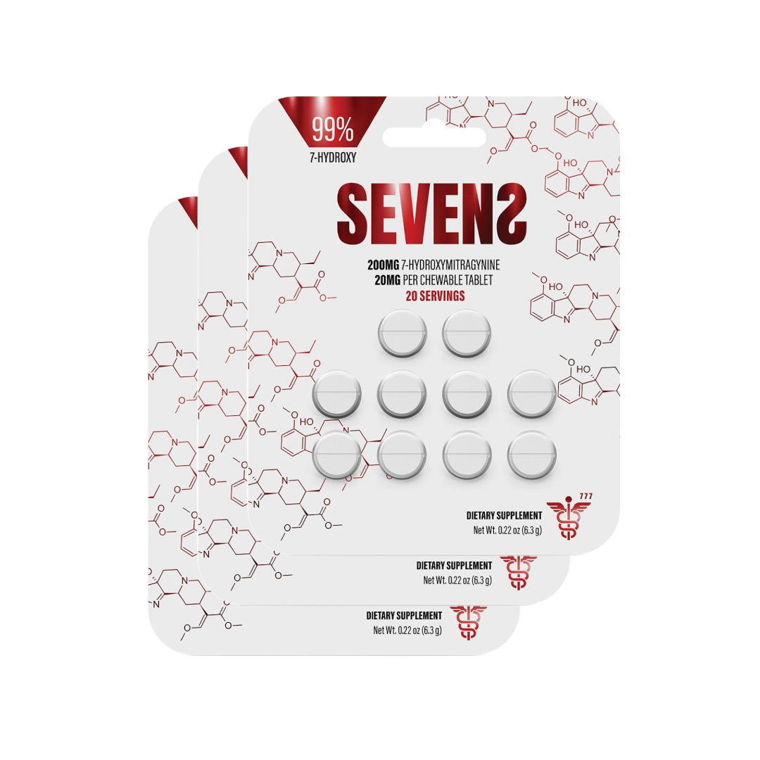 Sevens 99% 7-Hydroxymitragynine Chewable Tablets - Calm Leaf