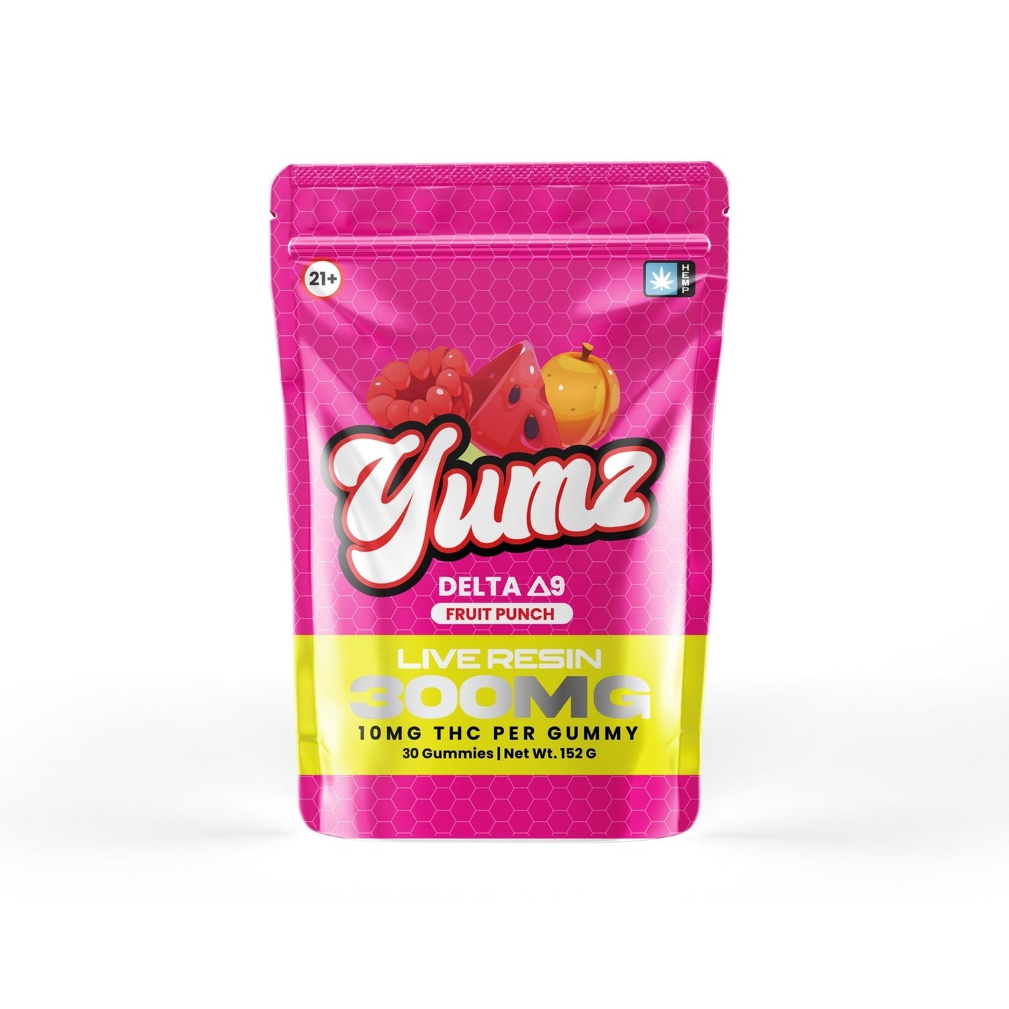 Yumz Live Resin Delta 9 THC Gummies - Calm Leaf