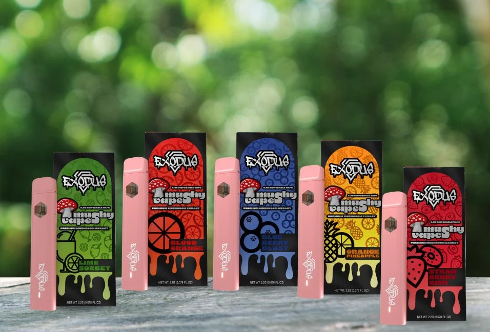 mushroom vape juice Why Exodus Mushy Vapes Are Taking Over the Alternative Cannabinoid Market Theanine for Relaxation. Strain:Hawaiian Haze x Papaya 🥭 (Hybrid) TBC 10 Best Disposable Vapes