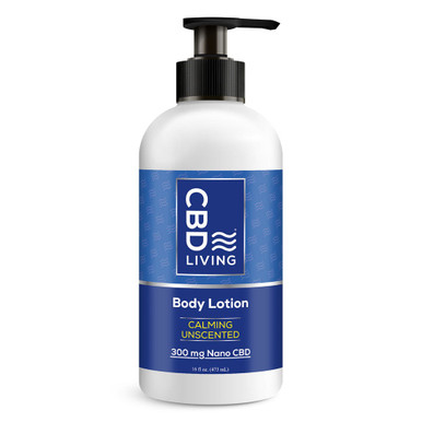 CBD Living Nano Infused Broad Spectrum Hemp CBD Lotion - Calm Leaf
