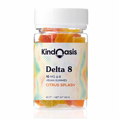 Kind Oasis Delta 8 THC 10mg Gummies - Calm Leaf