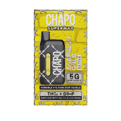 Chapo Extrax Supermax THCA + D9-P Live Resin 5G Disposable Vape Pen