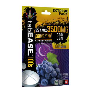 TabEASE 100s CBN + CBD Sugar-Free Tablets - Calm Leaf
