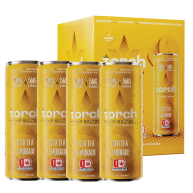 Torch Delta 9 THC + CBD Iced Tea Lemonade - Calm Leaf