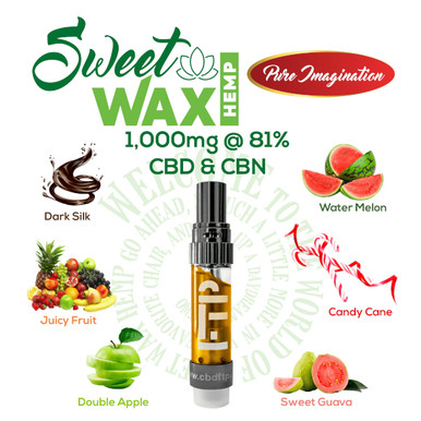 ストロングWEED CBN J 20本 WAX入り Sweet Wax Hemp xN Uncut Full Spectrum CBD & CBN Wax Vape Cartridge