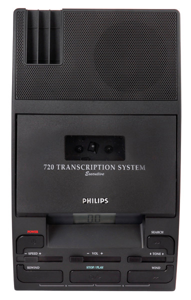 Philips 720-T Mini Cassette Transcriber - New Model