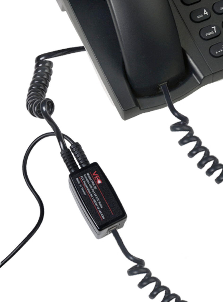 ECS TRX-20 3.5 Telephone Recorder Adaptor, 3.5 mm