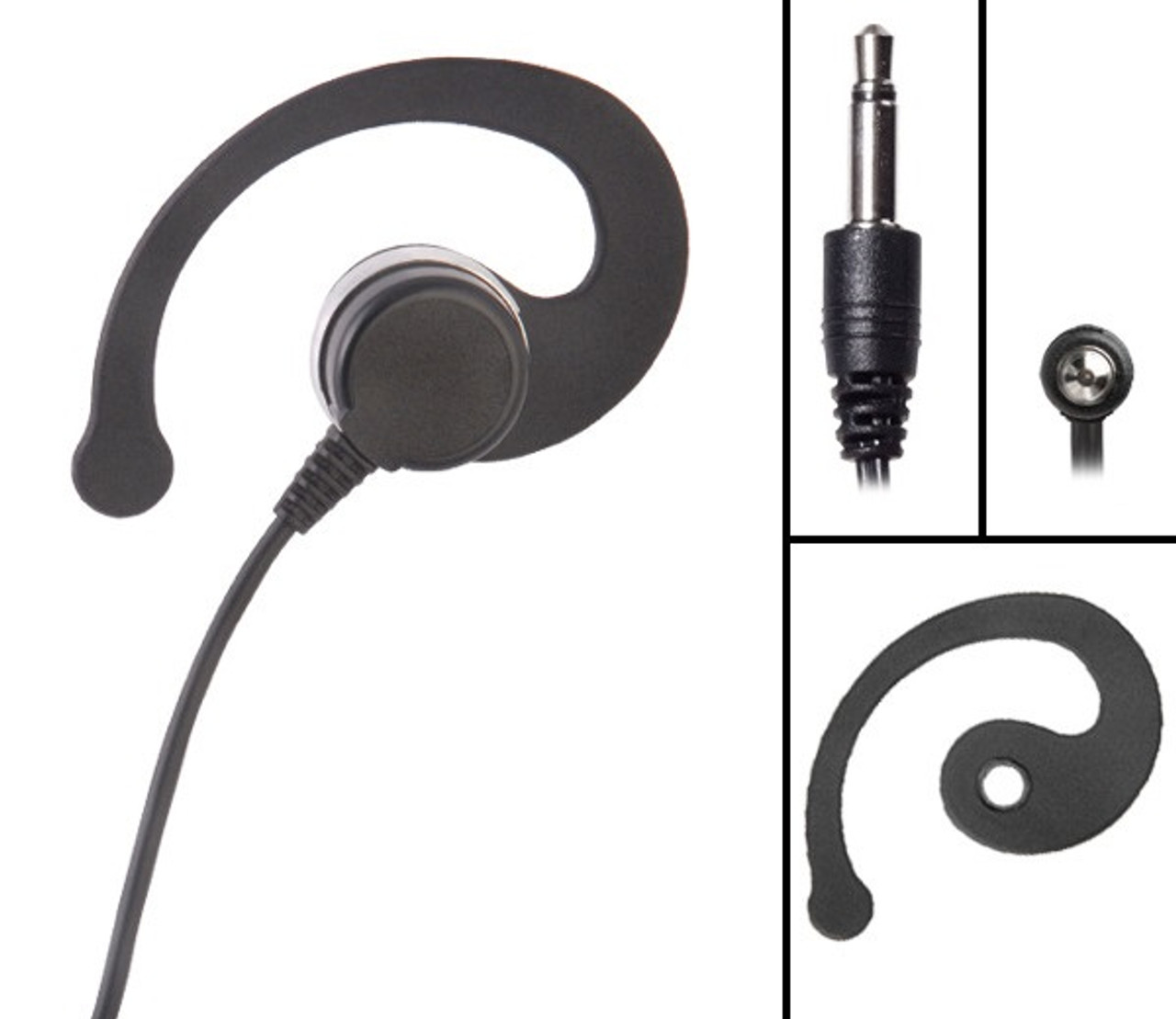 ECS 3.5mm & USB Single Ear Headsets - New, SE-USB