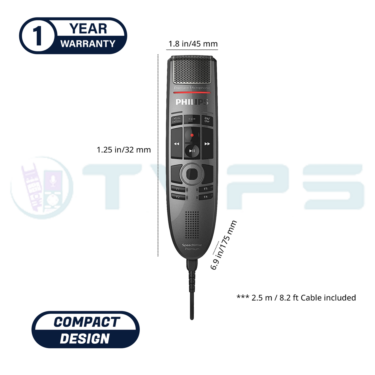 Philips SMP3700 SpeechMike Microphone - ECS Shop