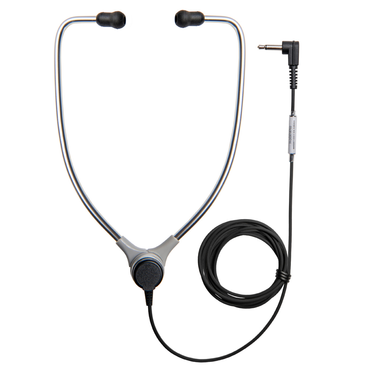 ECS AL-60 SAET Aluminum Stetho Style Headset With Soft Antimicrobial Eartips