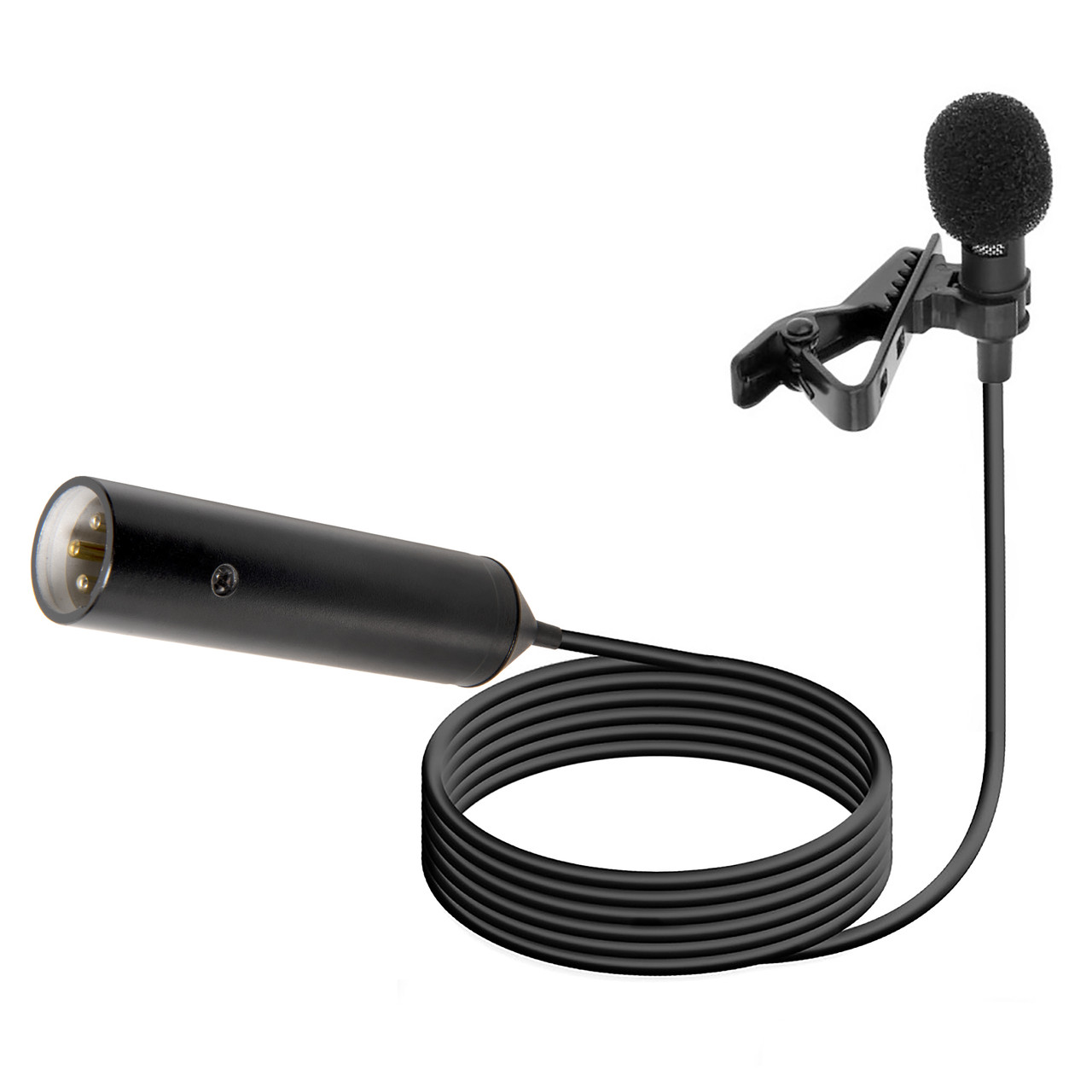 WordTieClip Omni XLR Mic - 48V Phantom Power