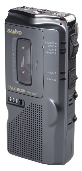 Sanyo Talk-Book Pro TRC-5830 Tape Voice Recorder - Demo