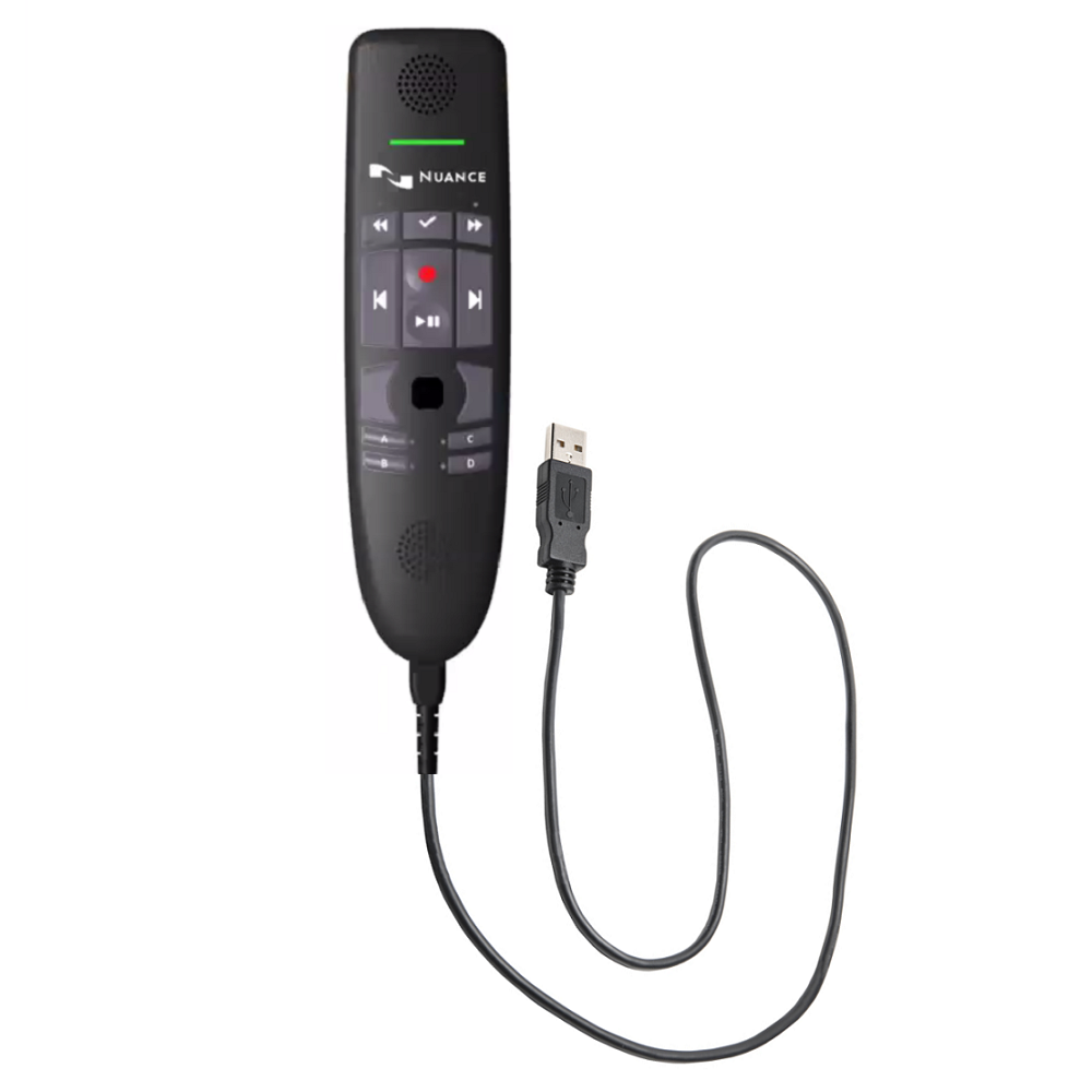 Nuance PowerMic 4 for Dragon Medical One (DMO) - 3ft Cord