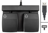 Infinity IND-USB-WP Double Hands Free Waterproof Foot Pedal