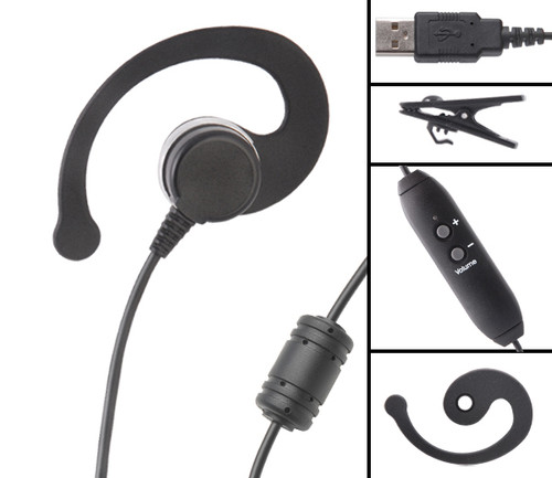 ECS SE USB Single Ear Headset