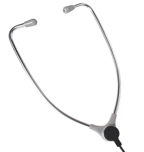 ECS AL-60 L Aluminum Stetho Style Headset with 10 Ft Cord