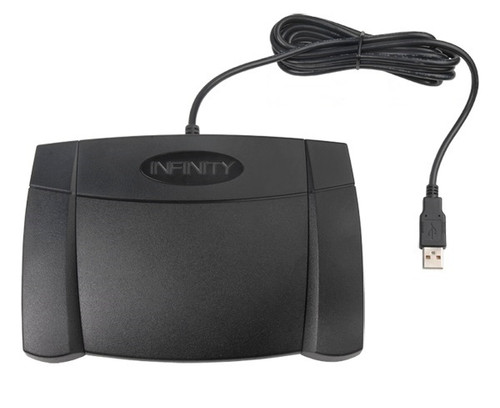 IN-USB-2 Infinity USB Foot Pedal Computer Transcription - Infinity-3-USB