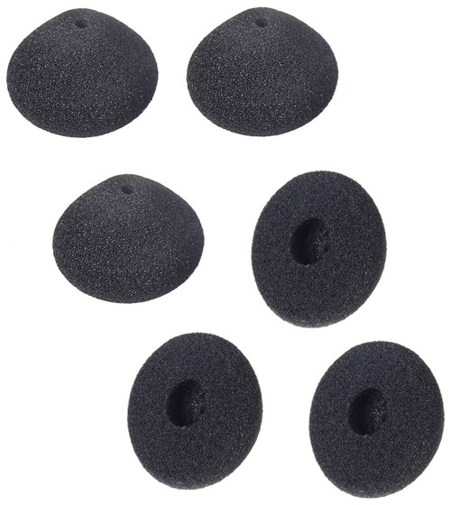 ECS 510310928231 CS Replacement Cone Shape Ear Cushions for Philips Transcription Headsets, 3 Pair