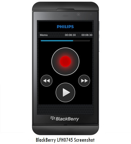 Philips LFH0745 SpeechExec Dictation Hub for BlackBerry