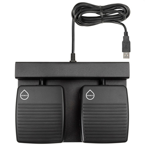 Infinity IND-USB-WP Double Hands Free Waterproof Foot Pedal