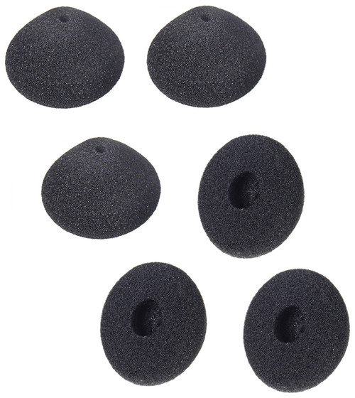 ECS 510310928231 CS Replacement Antimicrobial Cone Shape Ear Cushions for Philips Transcription Headsets, 3 Pair