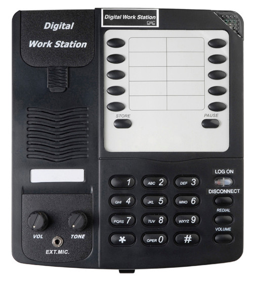 DAC DA-123/HFW Deluxe D-Phone Hands Free Digital Dictate Station, Waterproof