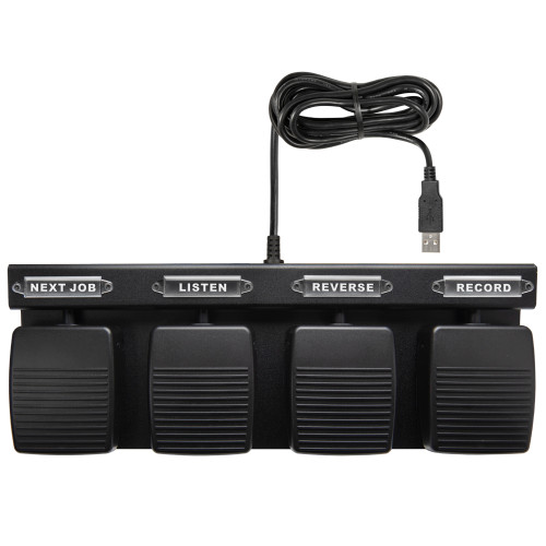Rad/Path 4 Button Hands Free Dictation Foot Pedal for Medical Applications Rad/Path 4 Button Hands Free Dictation Foot Pedal for Medical Applications
