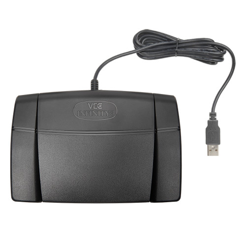 Infinity-3 USB Transcription Foot Pedal For Audio Dictation