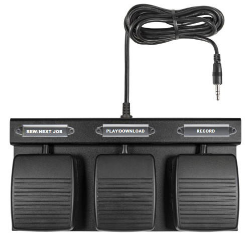 ECS-HFFP-8000 Three Button Hands Free Dictation Foot Pedal for Philips 8000 Series ECS-HFFP-8000 Three Button Hands Free Dictation Foot Pedal for Philips 8000 Series