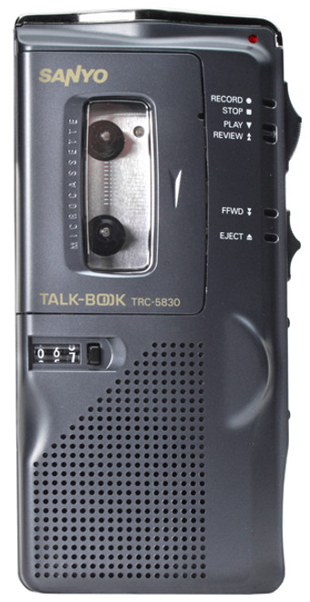 Sanyo Talk-Book Pro TRC-5830 Tape Voice Recorder - Demo