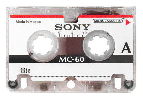 SONY MC-60 3 Pack Microcassette Tapes MC60 Micro Cassettes SONY MC-60 3 Pack Microcassette Tapes MC60 Micro Cassettes