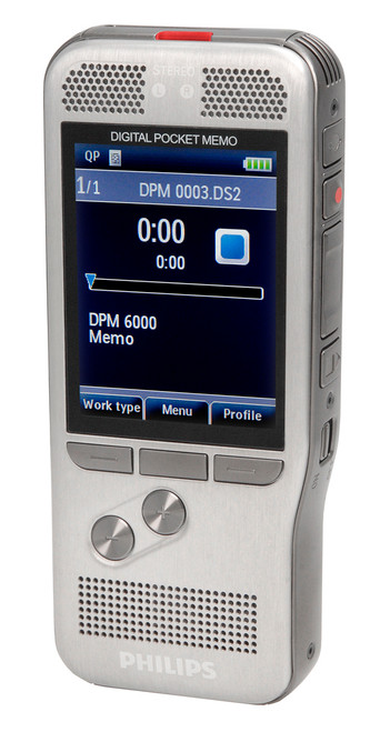 Philips Pocket Memo 6000 Digital Dictation Portable Recorder New Bare Unit