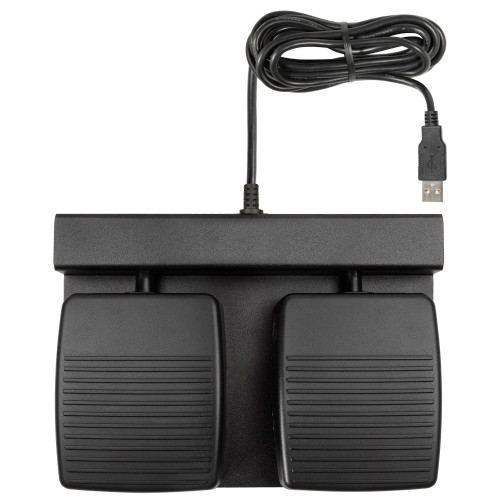 キーボード INFINITY USB FOOT PEDAL (IN-USB-2) FTR USB Foot Pedal for Computer Transcription - New