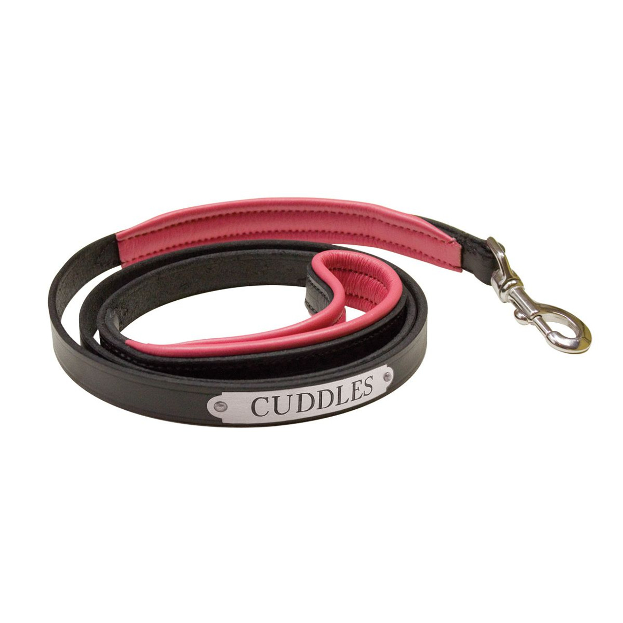 Louis Pup Black Monogram Leather Collar & Leash