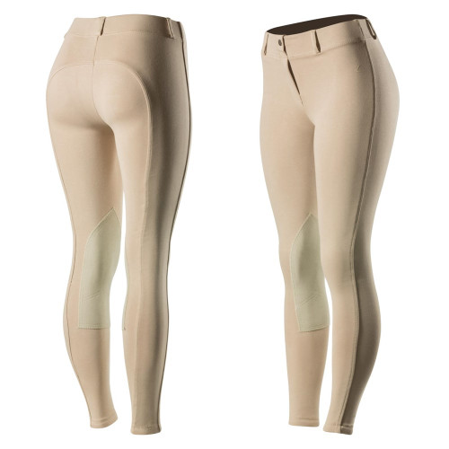 Dublin Ladies Performance Flex Knee Patch Riding Tights Blac