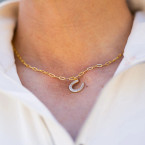 Dapplebay Lucky Horseshoe Necklace