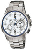 Silver and White oceanus casio watch