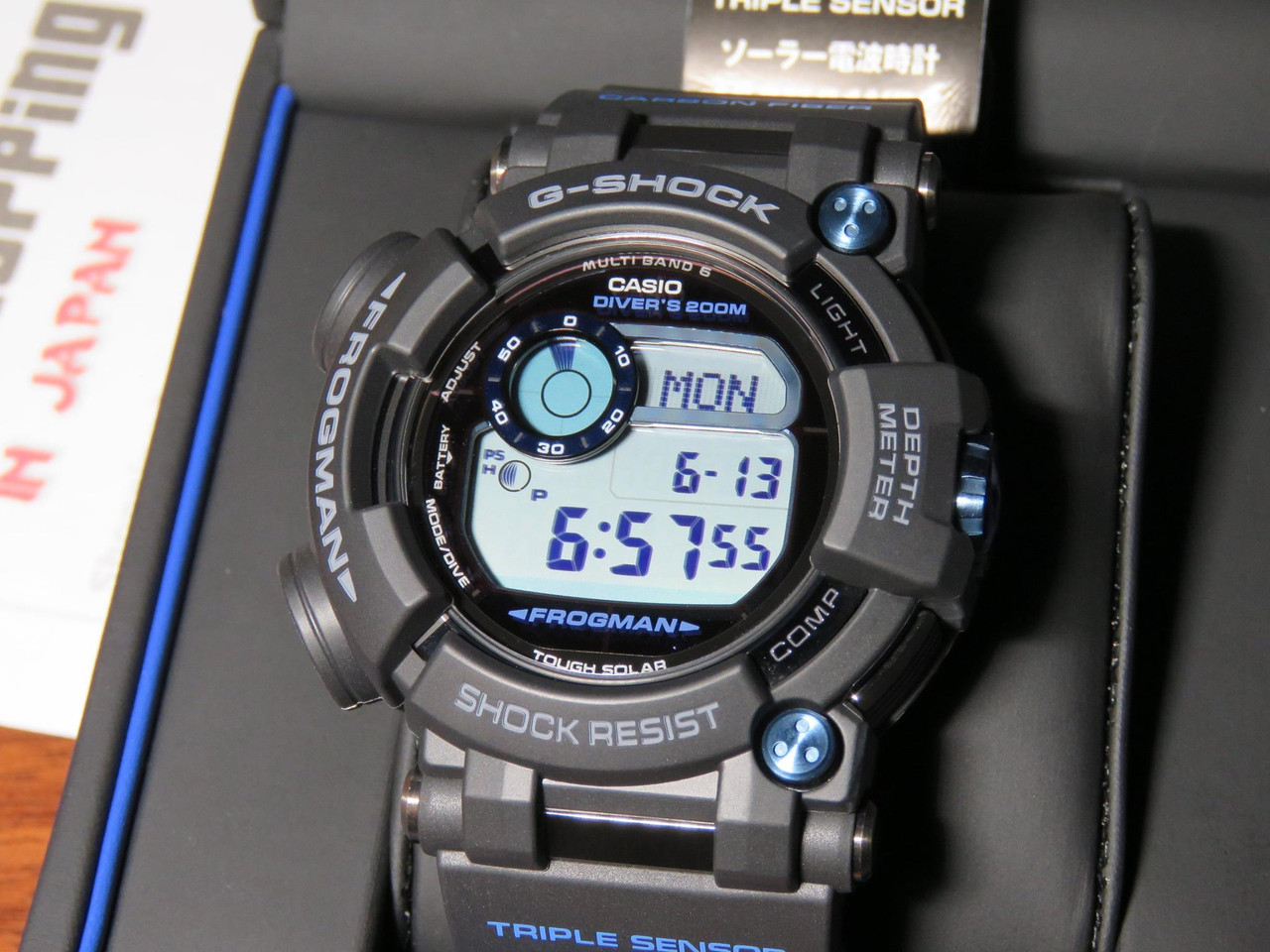 Casio GWF-D1000B-1JF Blue Depth Meter (Japan version)