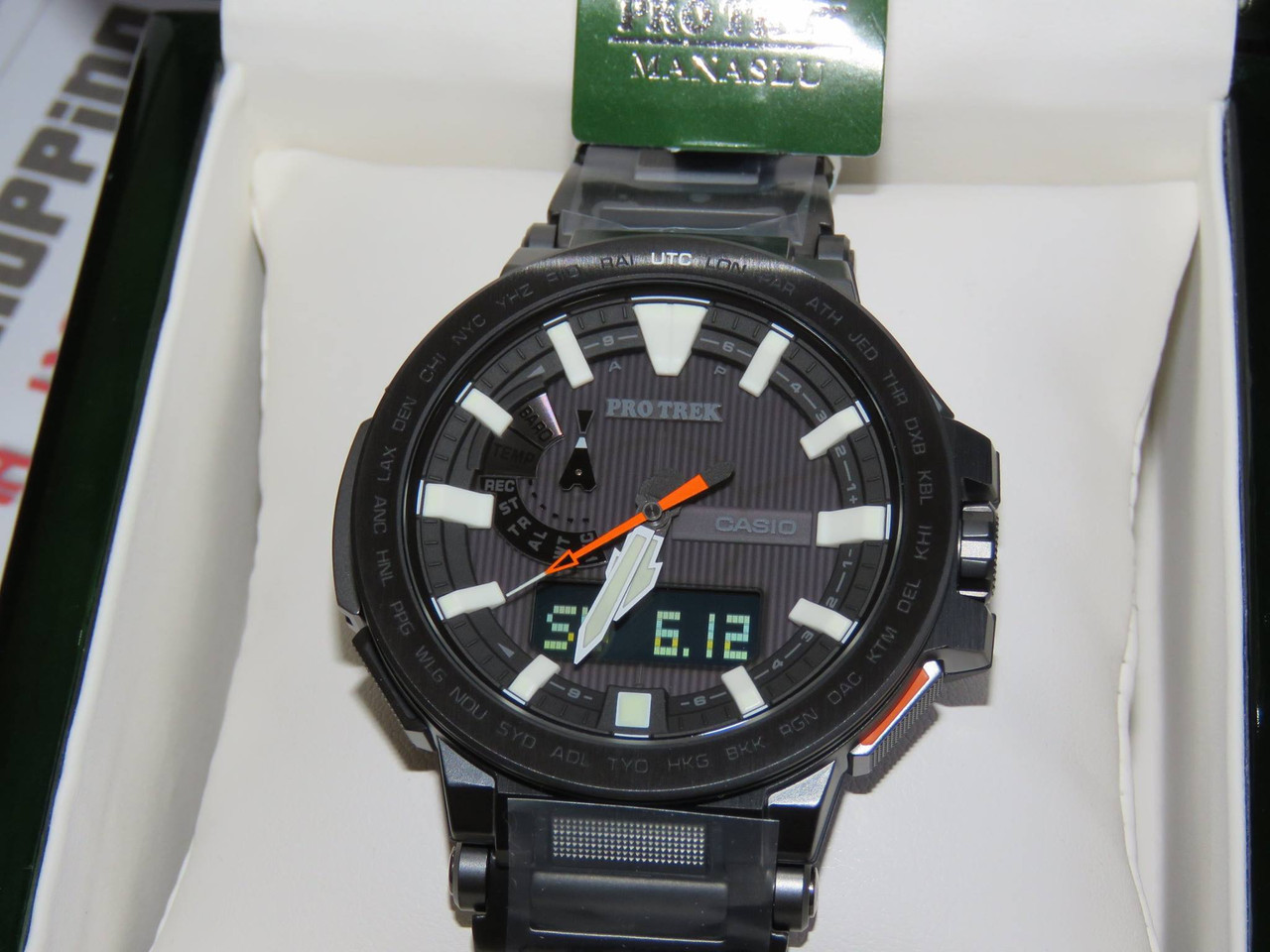 Casio Protrek Manaslu PRX-8000YT-1JF Black Titanium - Shopping In