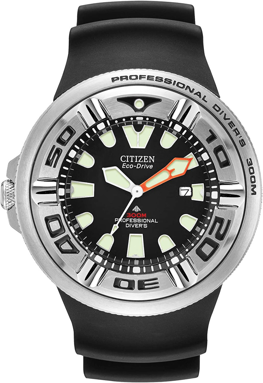 Citizen Ecozilla BJ8050-08E Professional Diver | Black Dial Watch